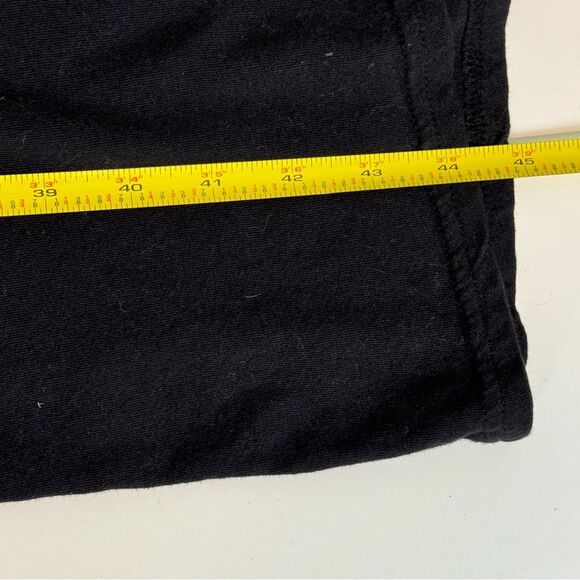 Rails Tori Black Ruched Tie Midi Cotton Dress Short Sleeve M - Picture 10 of 11